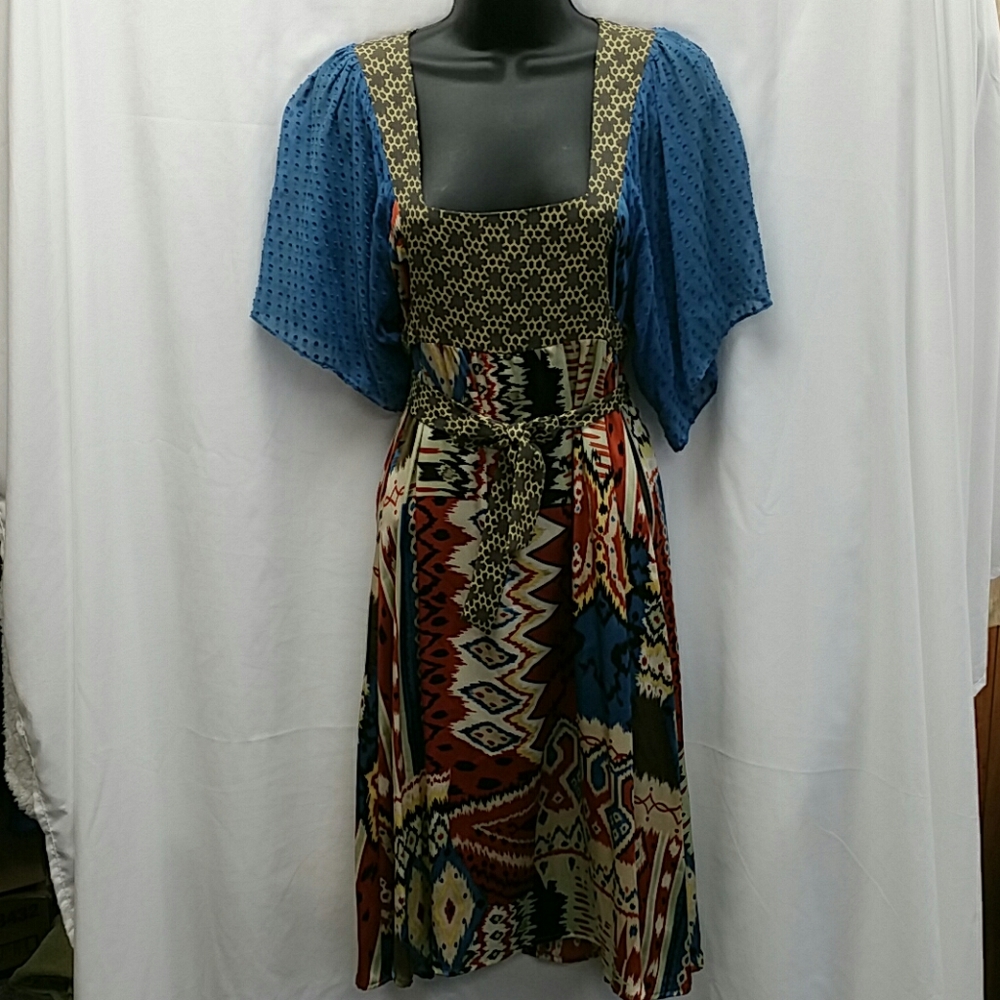 Cory Lynn Calter Boho vibes silk festivals dress